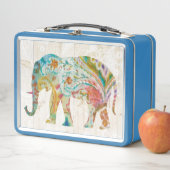 Lunch Box Éléphant de Boho Paisley II (En situation)