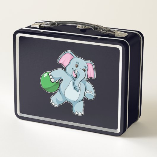 Lunch Box Éléphant de bowling (Dos)