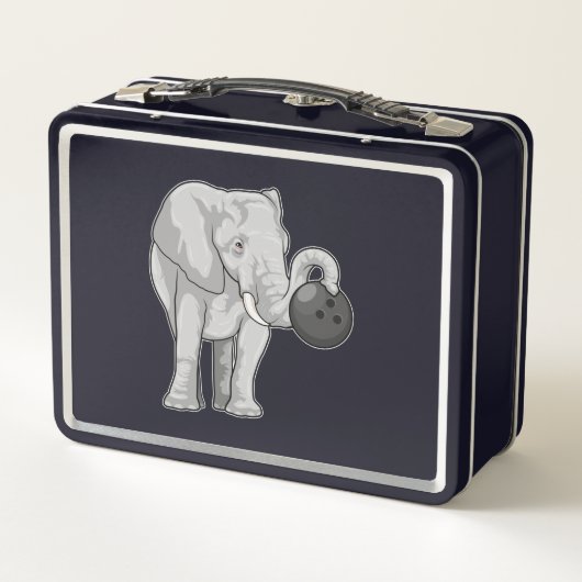 Lunch Box Éléphant de bowling (Dos)