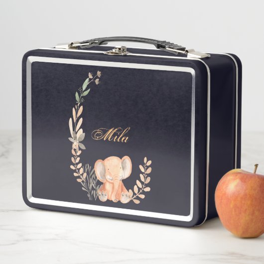 Lunch Box Eléphant doux (En situation)