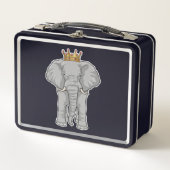 Lunch Box Elephant King Crown (Devant)