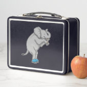 Lunch Box Elephant Patinage sur glace Patins sur glace (En situation)