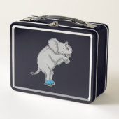 Lunch Box Elephant Patinage sur glace Patins sur glace (Devant)