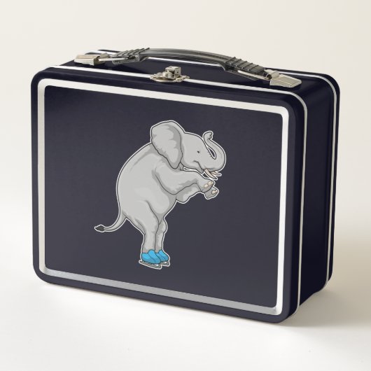 Lunch Box Elephant Patinage sur glace Patins sur glace (Devant)