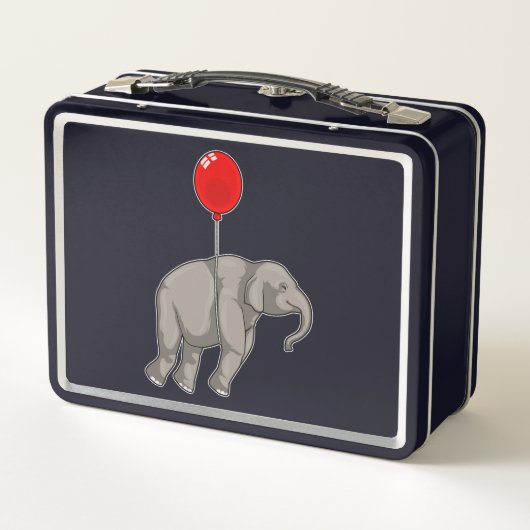 Lunch Box Elephant with Balloon (Dos)