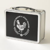 Lunch Box Élevage de poulet et collecte de Jésus (Dos)