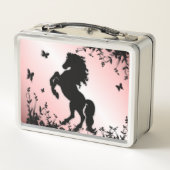 Lunch Box Élevage noir stallion rose (Dos)