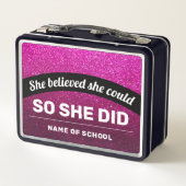 Lunch Box Elle Croyait Qu'Elle Pourrait Éclater Des Parties  (Dos)