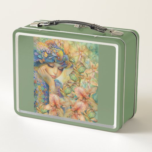 Lunch Box Elle Est Perdue Parmi Ses Fleurs (Dos)