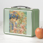 Lunch Box Elle Est Perdue Parmi Ses Fleurs (En situation)