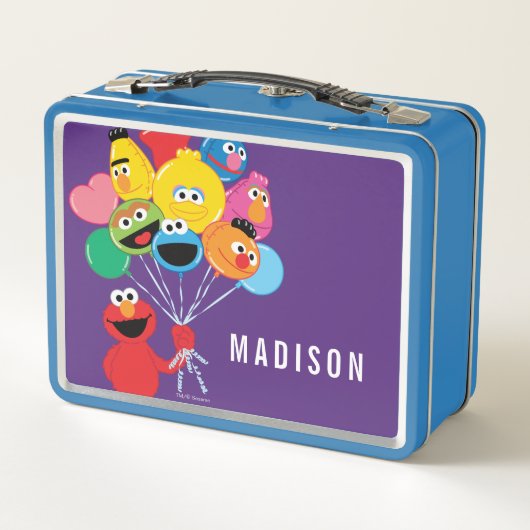 Lunch Box Elmo Balloons | Ajouter Votre Nom (Dos)