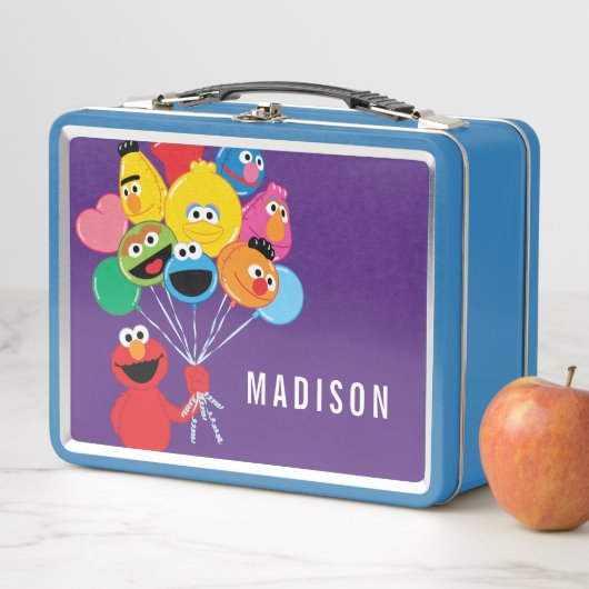 Lunch Box Elmo Balloons | Ajouter Votre Nom (En situation)