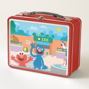 Lunch Box Elmo & Grover   Scène Zoo