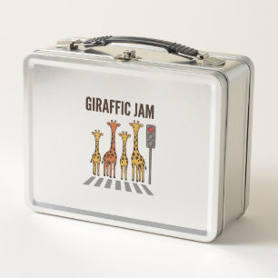 Lunch Box Embouteillage giraffic Drôle de girafe traversant