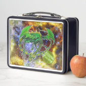 Lunch Box Emerald Cosmic Dragon (En situation)