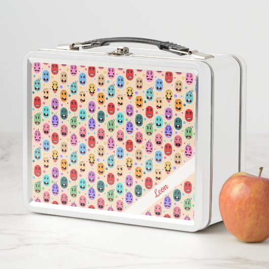 Lunch Box Émotions Visages colorés (En situation)