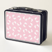 Lunch Box Empreintes Bébé, Pied Bébé, Marches, Fille Rose (Dos)
