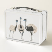 Lunch Box Emus Bird Lovers Personnalisé (Dos)