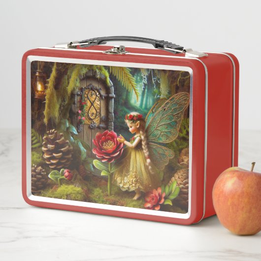 Lunch box en métal (En situation)