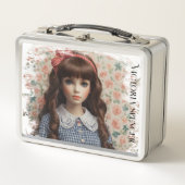 Lunch Box en vichy fille Whimsical Vintage (Devant)