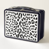 Lunch Box Énergie Léopard Sauvage – Mode audacieuse à imprim (Devant)