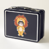 Lunch Box Enfant avec costume de lion (Dos)