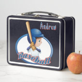 Lunch Box Enfants Customisés Baseball (En situation)