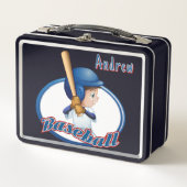 Lunch Box Enfants Customisés Baseball (Devant)