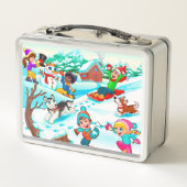 Lunch Box Enfants en hiver (Dos)
