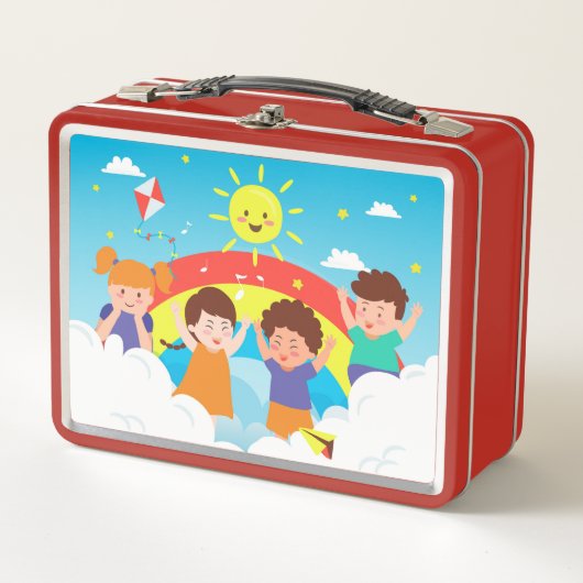 Lunch Box Enfants heureux (Devant)