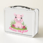 Lunch Box Enfants Hippo Customisé Lunette (Dos)