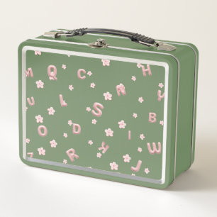 Lunch Box Enfants mignons ABC Alphabet flower Enfants B2S