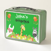 Lunch Box Enfants Safari Alimentation préscolaire (Dos)