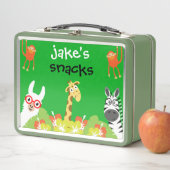 Lunch Box Enfants Safari Alimentation préscolaire (En situation)