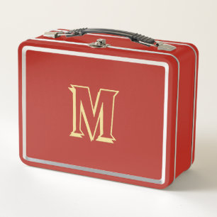 Lunch Box Enfants Superhero Monogramme or filles garçons éco