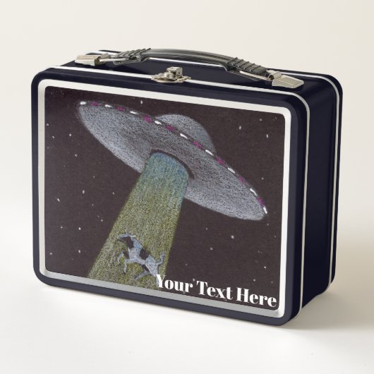 Lunch Box Enlèvement d'Aliens (Devant)