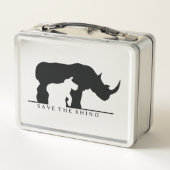 Lunch Box Enregistrer le Rhino (Dos)