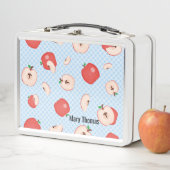 Lunch Box Enseignants des pommes et des points personnalisés (En situation)