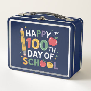 Lunch Box Enseignants du 100e jour d'école Joyeux 100 jours