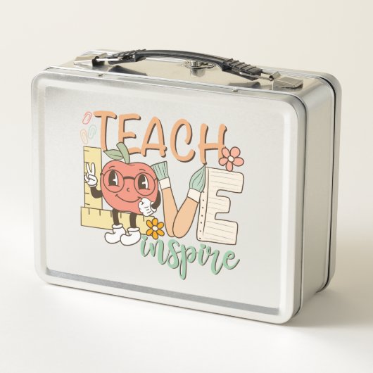 Lunch Box Enseigner l'inspiration de l'amour - fournitures s (Dos)