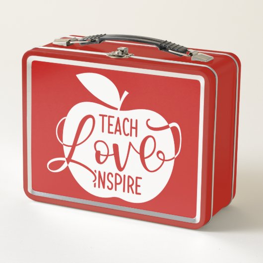 Lunch Box Enseignez l'amour inspirent (Devant)