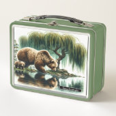 Lunch Box Ensemble Charmant Duo Ours Profitant D'Une Journée (Devant)