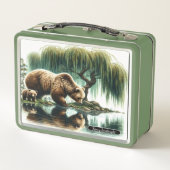 Lunch Box Ensemble Charmant Duo Ours Profitant D'Une Journée (Dos)