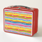 Lunch Box Ensemble Motif des yeux (Devant)