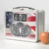 Lunch Box "EOD de base" avec drapeau américain personnalisé (En situation)