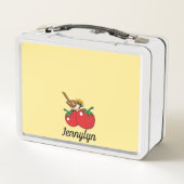 Lunch Box Épervier de Louvain biologique mangeant de la toma (Dos)