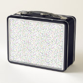 Lunch Box Épingles à coudre Blanche Couturière Tailleur (Dos)
