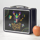 Lunch Box Épis/trompette/masque/fleur de lis Mardi Gras (En situation)