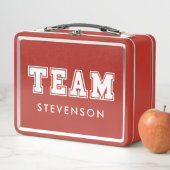 Lunch Box Équipe de famille personnalisée (En situation)