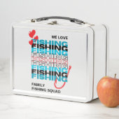Lunch Box Équipe de PÊCHE AMOUREUSE familiale (En situation)